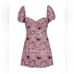 Realisation Par Venus Newspaper Dress